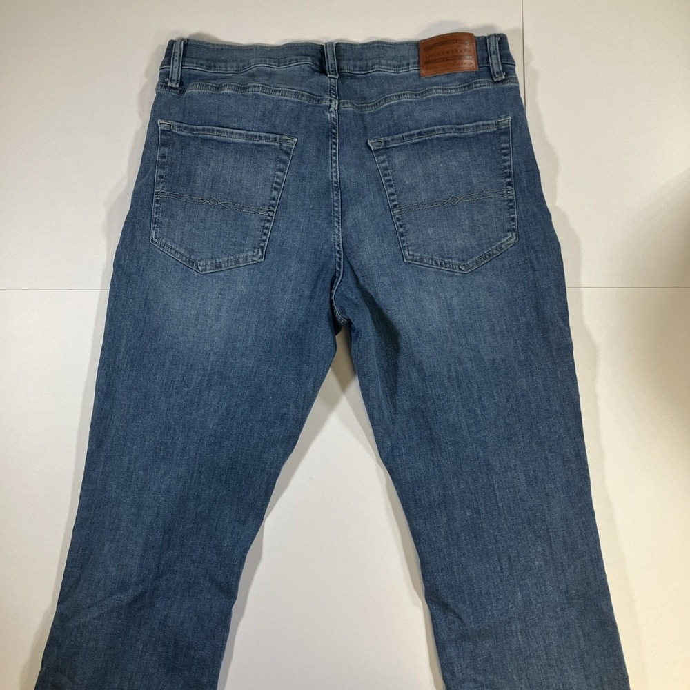 Lucky Brand 223 Straight Jeans Mens 36x29 Medium Wash Stretch Denim - Picture 4 of 16